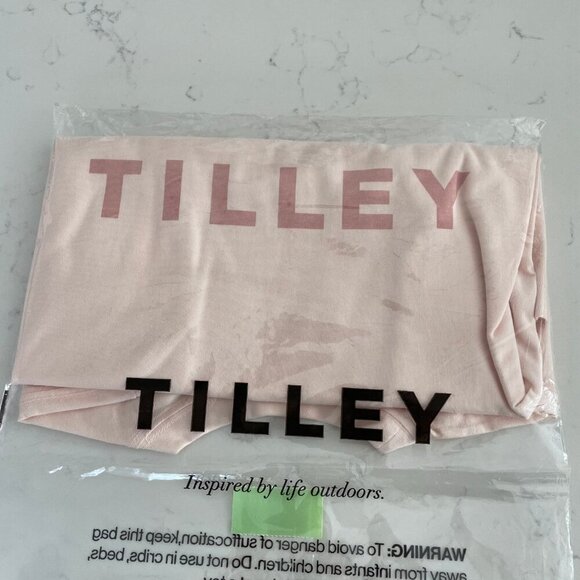 Tilley SS Casual Boyfriend Cut 100% Organic Cotton Tee Shirt Pink/Rose Sz M NIB - Picture 3 of 8